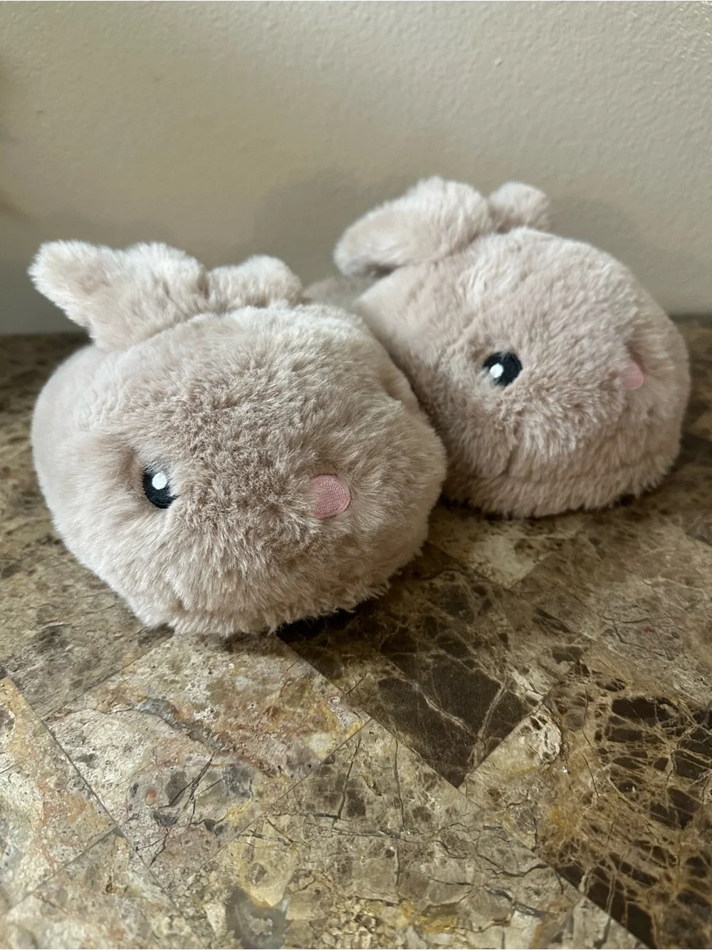 Wonder Nation Bunny Slipper House Shoes Size 2-3 - Picture 2 of 8